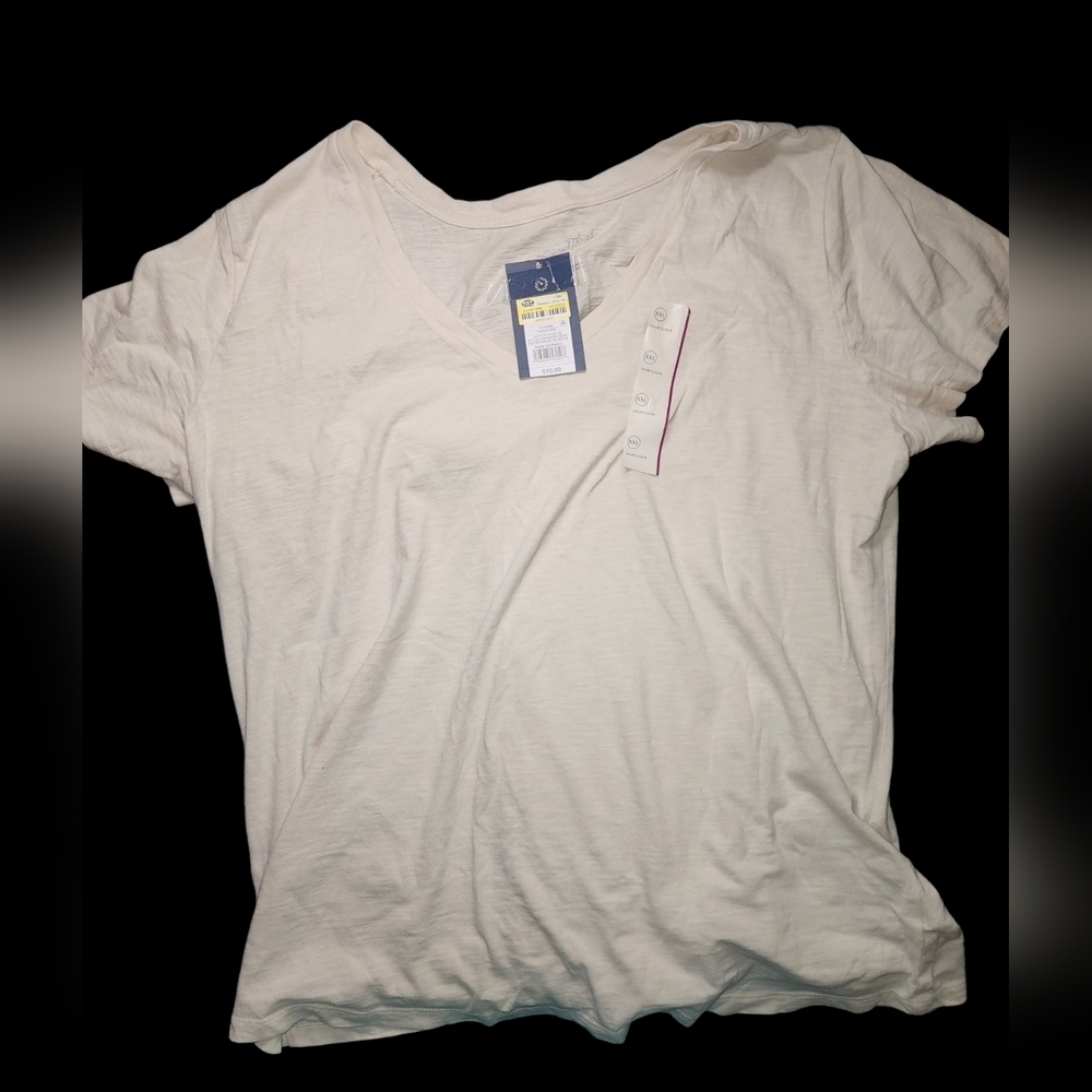 Assorted Women's XXL Tops Lot - Pink, White, Cream, and Brown. 4 Tops Total Nwt - Picture 3 of 5